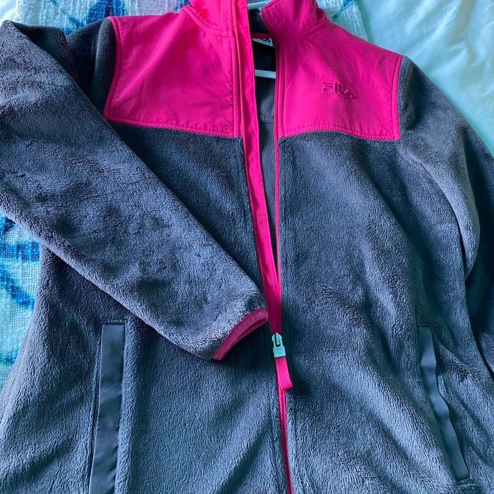 FILA- zip-up fleece!